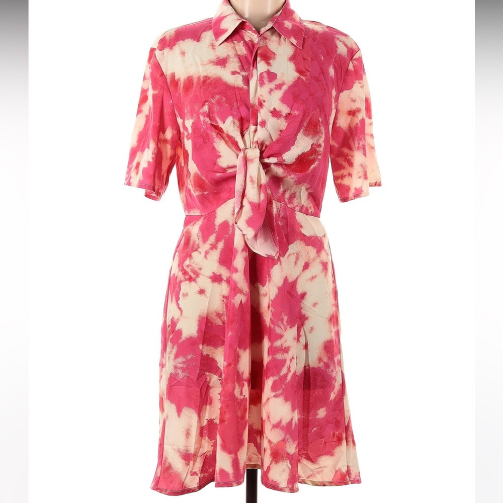 Thakoon Silk Key-Hole Tie Dress